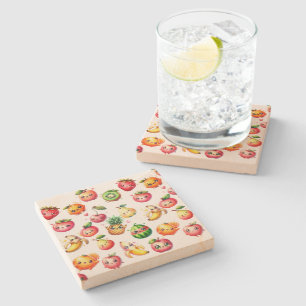 Fruit Salad Stone Coaster