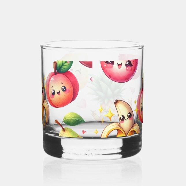 Fruit Salad Whiskey Glass (Right)