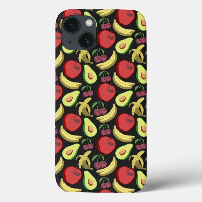 Fruit seamless pattern | colourful tropical fruit Case-Mate iPhone case (Back)