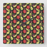 Fruit seamless pattern | colourful tropical fruit