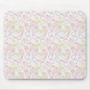Fruit seamless pattern Fruit surface pattern 12 Mouse Pad
