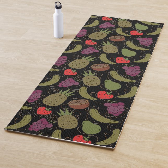 Fruit seamless pattern | Fruit surface pattern 13 Yoga Mat (In Situ)