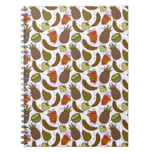 Fruit seamless pattern Fruit surface pattern 14 Notebook