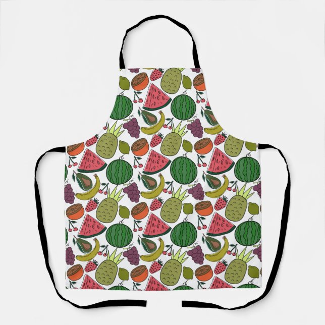 Fruit seamless pattern | Fruit surface pattern 15 Apron (Front)