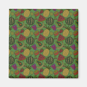 Fruit seamless pattern   Fruit surface pattern 19 Magnet