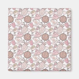 Fruit seamless pattern Fruit surface pattern 1 Magnet