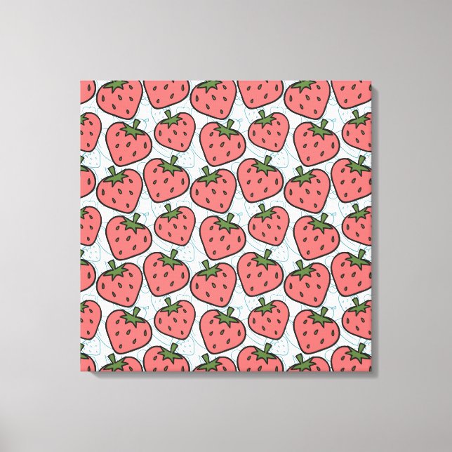 Fruit seamless pattern | Fruit surface pattern 21 Canvas Print (Front)