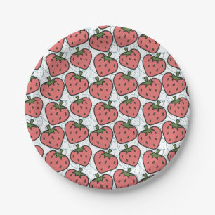 Fruit seamless pattern Fruit surface pattern 21 Paper Plate