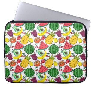 Fruit seamless pattern Fruit surface pattern 22 Laptop Sleeve