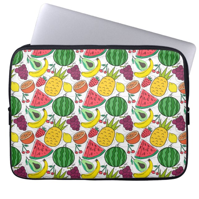 Fruit seamless pattern | Fruit surface pattern 22 Laptop Sleeve (Front)
