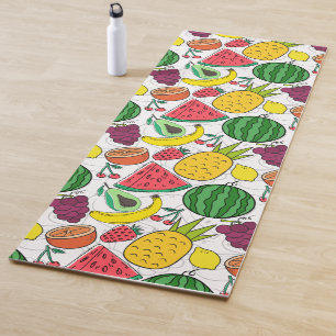Fruit seamless pattern Fruit surface pattern 22 Yoga Mat