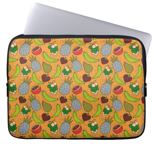 Fruit seamless pattern | Fruit surface pattern 23 Laptop Sleeve (Front)
