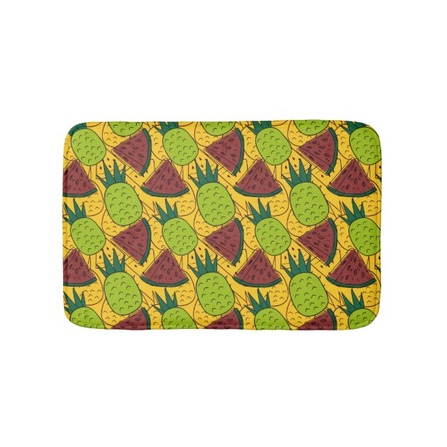 Fruit seamless pattern | Fruit surface pattern 29 Bath Mat (Front)