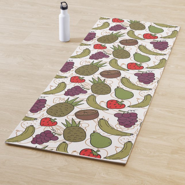 Fruit seamless pattern | Fruit surface pattern 31 Yoga Mat (In Situ)