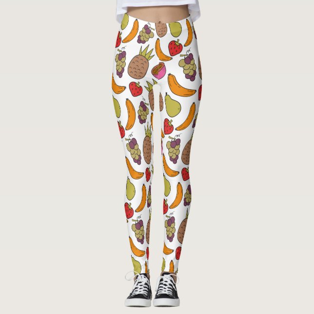 Fruit seamless pattern | Fruit surface pattern 33 Leggings (Front)