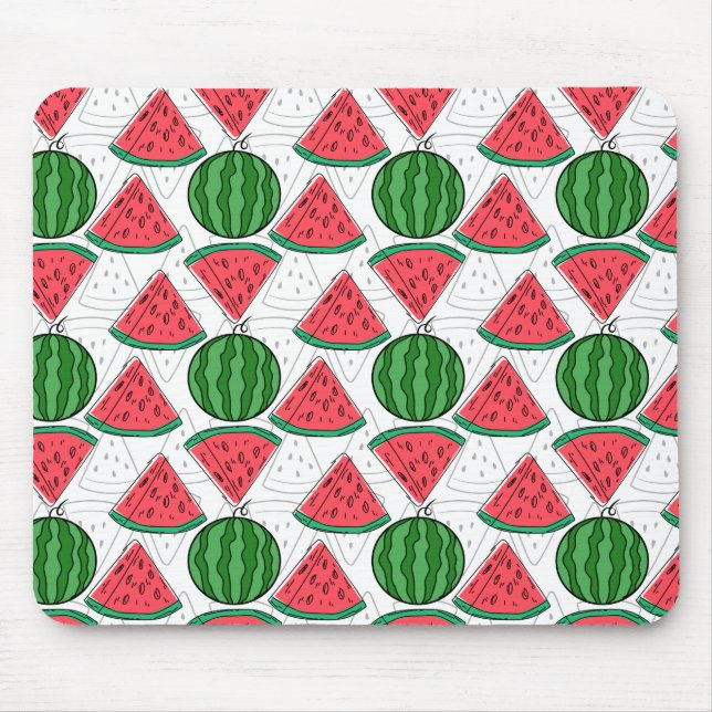 Fruit seamless pattern | Fruit surface pattern 38 Mouse Pad (Front)