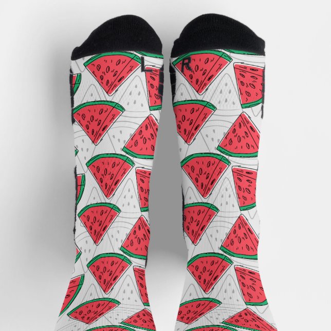 Fruit seamless pattern | Fruit surface pattern 3  Socks (Top)