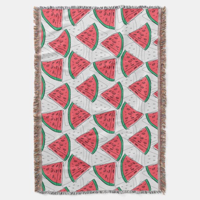 Fruit seamless pattern | Fruit surface pattern 3 Throw Blanket (Front Vertical)