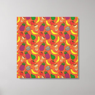Fruit seamless pattern   Fruit surface pattern 40 Canvas Print