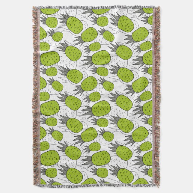 Fruit seamless pattern | Fruit surface pattern 42 Throw Blanket (Front Vertical)