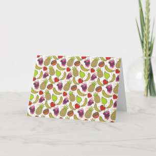 Fruit seamless pattern Fruit surface pattern 49 Card