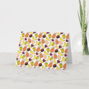 Fruit seamless pattern   Fruit surface pattern 50 Card