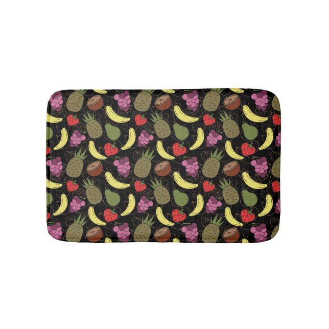 Fruit seamless pattern | Fruit surface pattern 51 Bath Mat (Front)