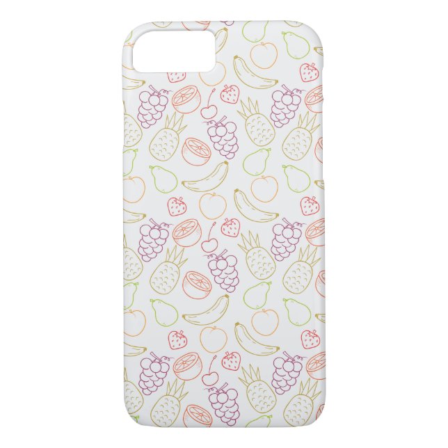 Fruit seamless pattern | Fruit surface pattern 58 Case-Mate iPhone Case (Back)