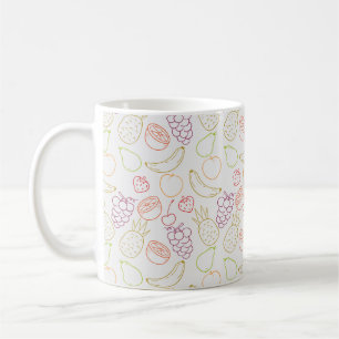 Fruit seamless pattern Fruit surface pattern 58 Coffee Mug