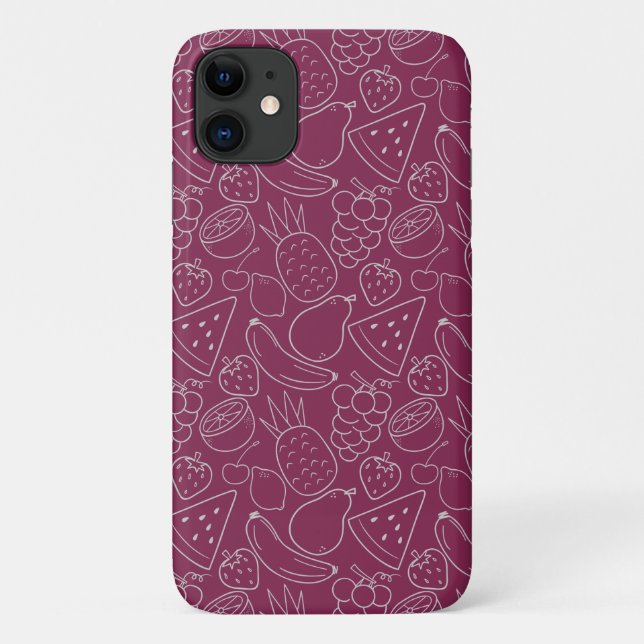 Fruit seamless pattern | Fruit surface pattern 5 Case-Mate iPhone Case (Back)