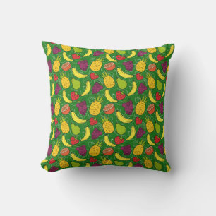 Fruit seamless pattern   Fruit surface pattern 7 Cushion