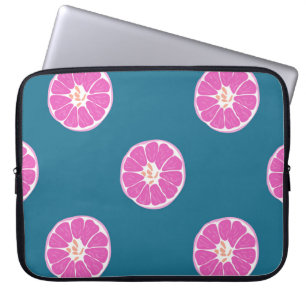 Fruit seamless pattern with orange. abstract,art,b laptop sleeve