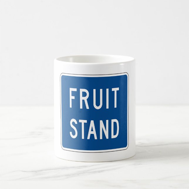 Fruit Stand Road Sign Coffee Mug (Creator Uploaded)