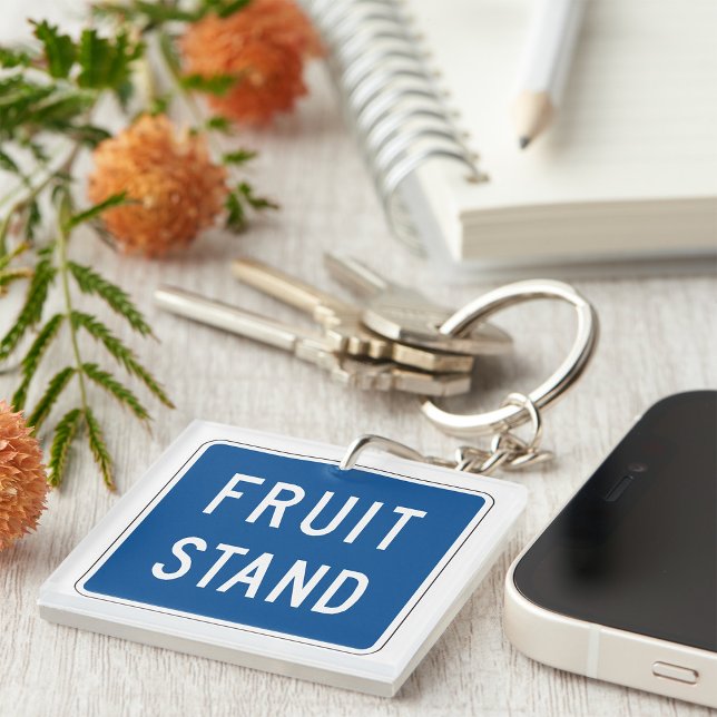 Fruit Stand Road Sign Key Ring (Creator Uploaded)