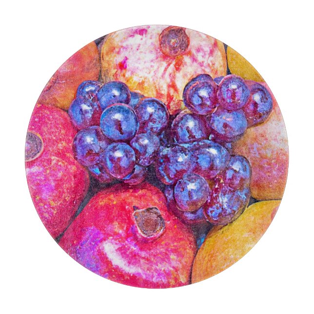Fruit Still Life Art Cutting Board (Front)