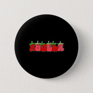 Fruit Strawberry Grandma Abuela Halloween Costume  6 Cm Round Badge