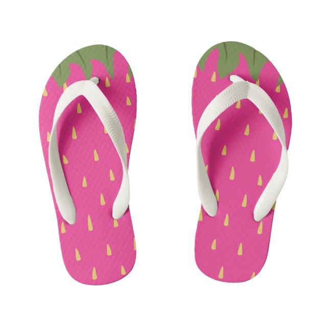 Fruit Strawberry Kid's Jandals (Footbed)