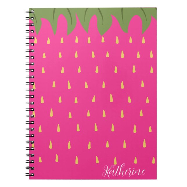 Fruit Strawberry Notebook (Front)