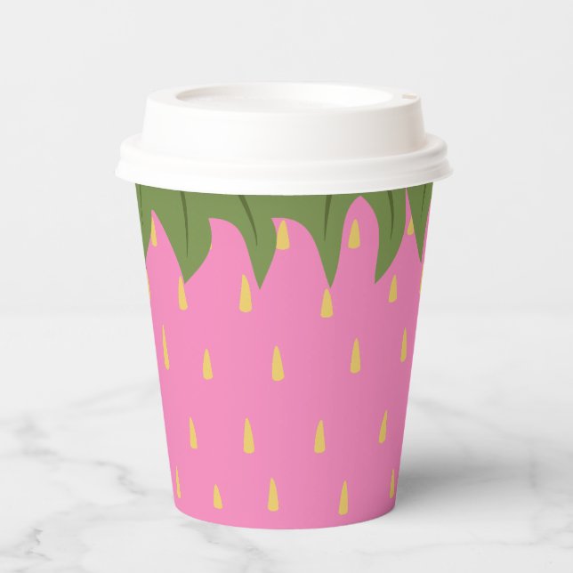 Fruit Strawberry Paper Cups (Front)