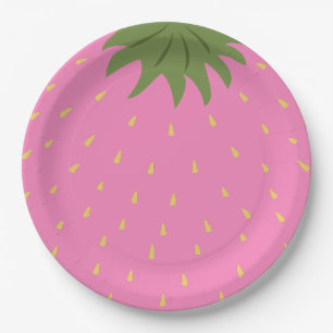 Fruit Strawberry Paper Plate