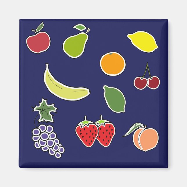 Fruit Surprise Blue Magnet (Front)