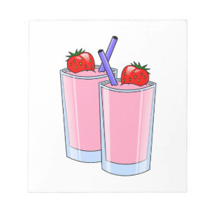 Fruit Sweet Smoothie Strawberry Dessert Destiny Notepad