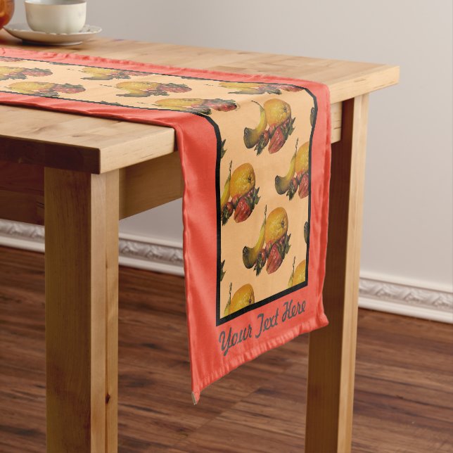 Fruit Table Runner - Optional Personalisation (In Situ)