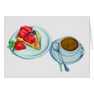 Fruit Tart and Espresso