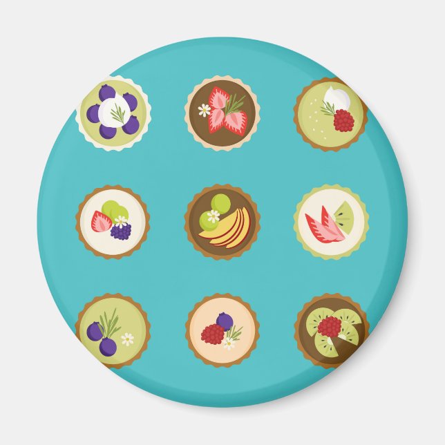 Fruit Tarts Magnet (Front)