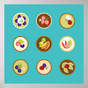 Fruit Tarts Poster