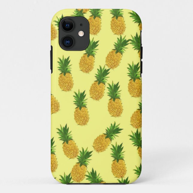Fruit theme pineapple Iphone cases (Back)