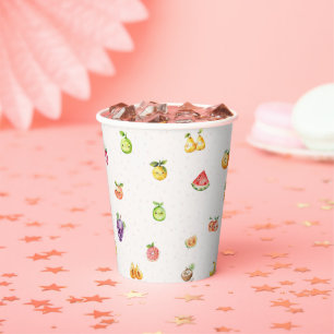 Fruit Themed Paper Cups