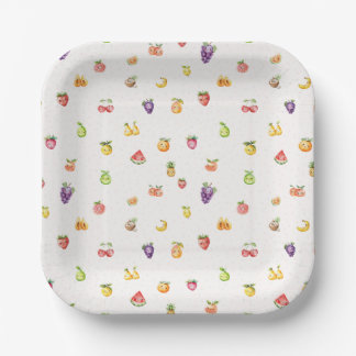 Fruit Themed Paper Plate