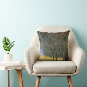 Fruit Trees, Gustav Klimt Cushion